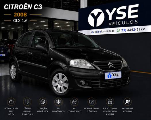 CITROËN C3 1.6 I GLX 16V FLEX 4P MANUAL CITROËN C3 1.6 I GLX 16V FLEX 4P MANUAL